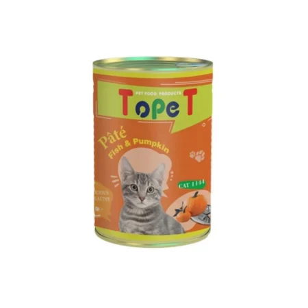 (تاپت) کنسرو گربه بالغ با طعم ماهی و کدو حلوایی 400 گرمی