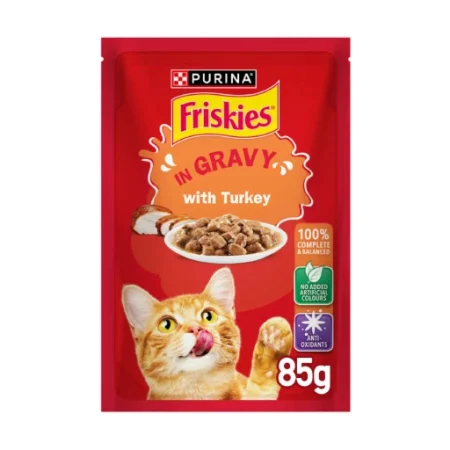 (فریسکیز) سوپ مخصوص گربه با طعم بوقلمون 85 گرمی