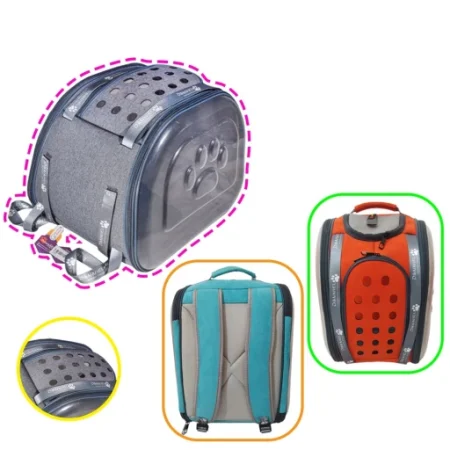 (دنیل) کوله دو طرف شفاف و تخت Zebra مدل LD29