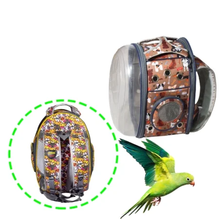(دنیل) کیف حمل فضایی جلو شفاف پشت ساده LD25-BIRDS